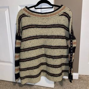 Free People Striped Sweater